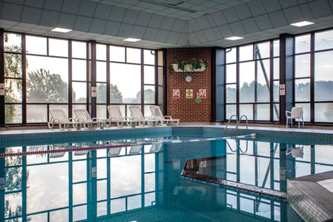 Indoor pool, a heated pool