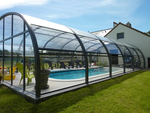 Indoor pool, outdoor pool