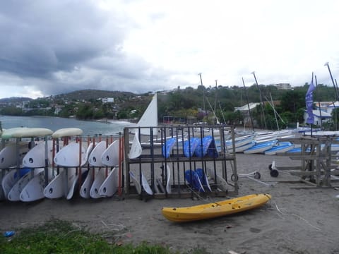 Beach nearby, beach towels