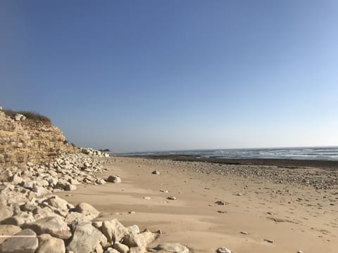 On the beach