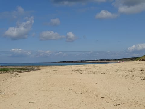 Beach nearby, sun loungers