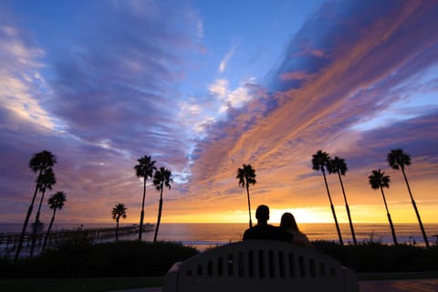 Winter sunset in San Clemente