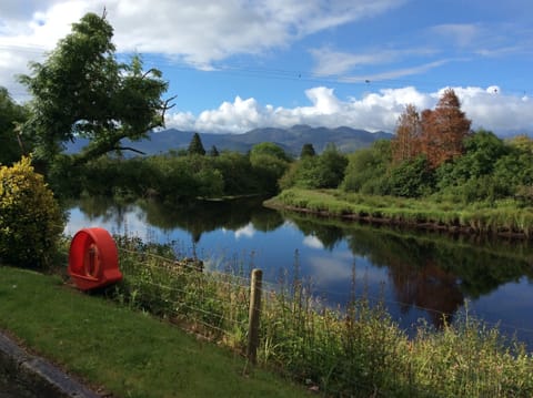 views of the River Laune and the Macgillycuddy's Reeks