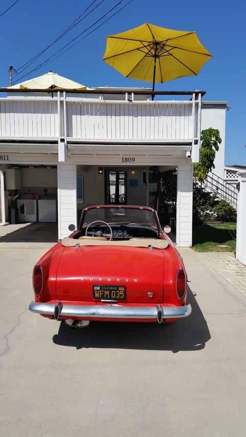 Your parking spot. If you want a quick tour of Del Mar in my Little Red Car ask