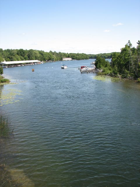 Clam River looking towards Clam Lake.