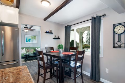 Dining area adjacent to kitchen