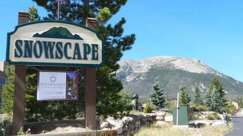 The sign at the entrance to our complex