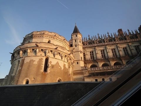 View on the Castle from the bedroom window