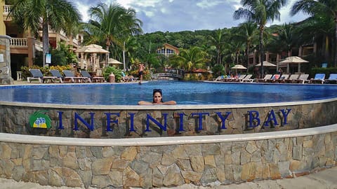 An infinity pool