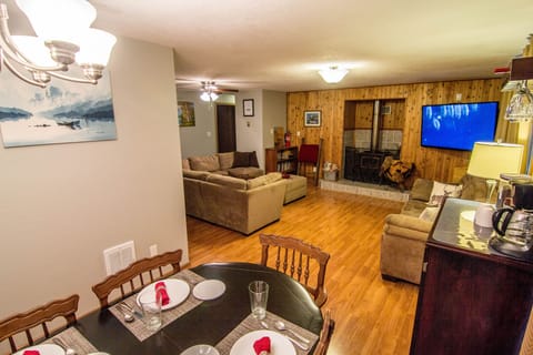 Living Room & Dining Room: Open floor plan