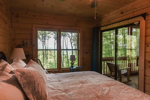 View of mountains from Master bedroom