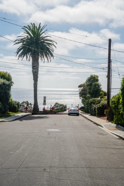 Ocean view from the street.