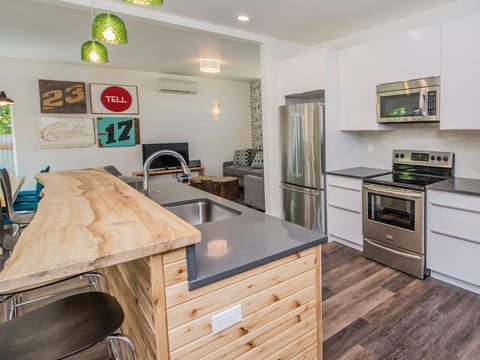 This house as everything you would need for cooking at home.