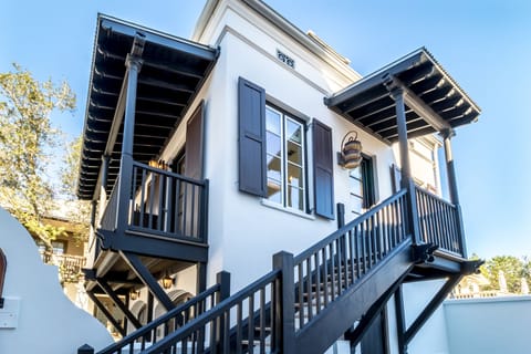 Stairs to carriage house