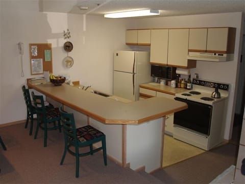 Fully stocked kitchen