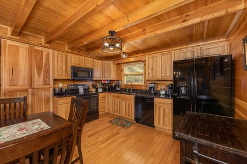 Best stocked kitchen in the Smokies. Stand mixer, crock pot, griddle, blender.