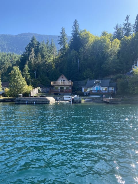 Lake front cabin.