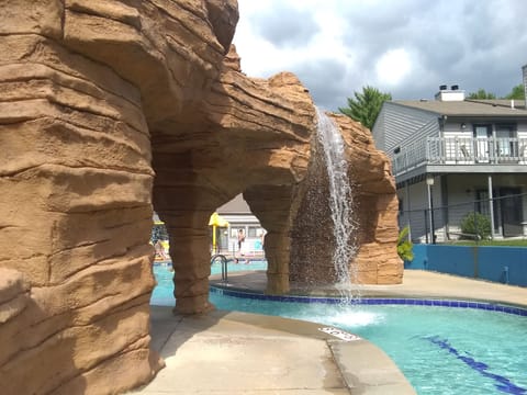 Indoor pool, outdoor pool