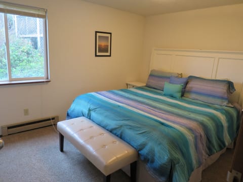 New King bed on upper floor