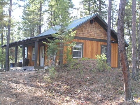 Stay at Whispering Pines Cabins overlooking Flathead Lake.