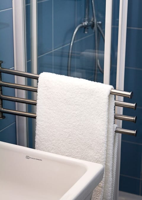 Towels, soap, toilet paper