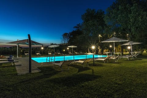 Swimming Pool at night