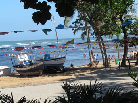 On the beach, beach towels