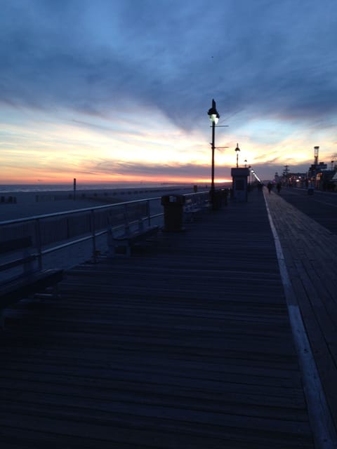 Beautiful Sunset on the Ocean City Boardwalk!