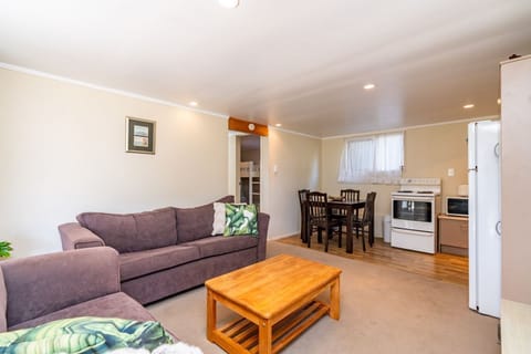 Downstairs lounge & kitchen