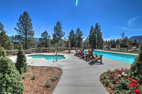 Indoor pool, outdoor pool