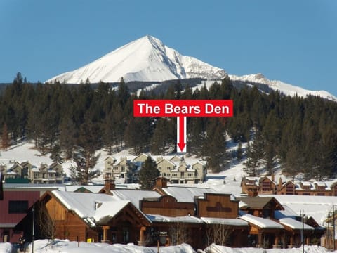 The Bears Den as seen from Town Center - a very short walk away
