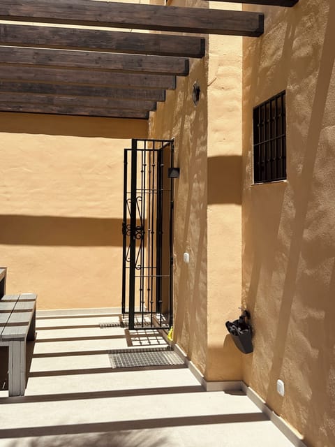 Lovely sunny terrace