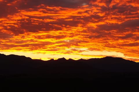 Spring sunrise over the Monts du Cantal