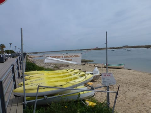 Beach nearby, sun loungers