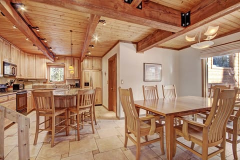 Kitchen and dining area