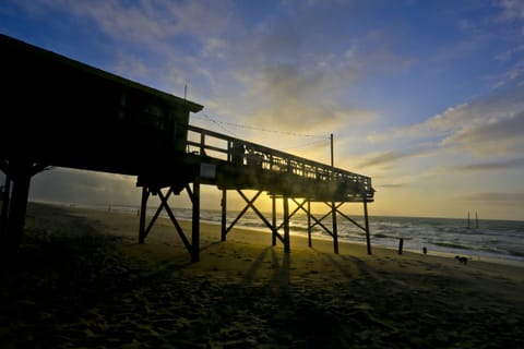 On the beach