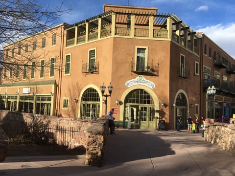 Historic Spa Building with rooftop terrace. Loft is on the third floor.
