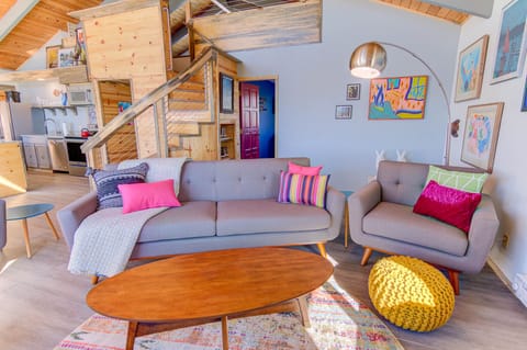 Comfort and whimsey abounds in this home!