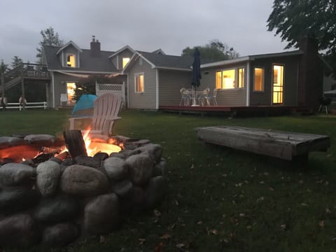 The Cottage with outdoor fire pit..