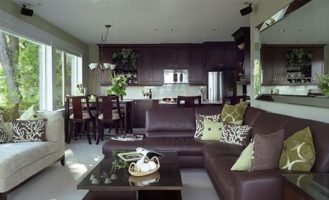 Living Room - Dining - Kitchen - captivating view - all yours!