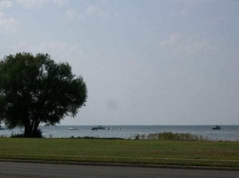 View of Lake Erie from the Screened Lanai on First Floor