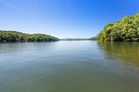 Views of the entire main lake. Best spot on Lake Lure.
