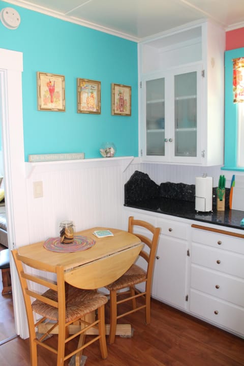 Dinette table in kitchen