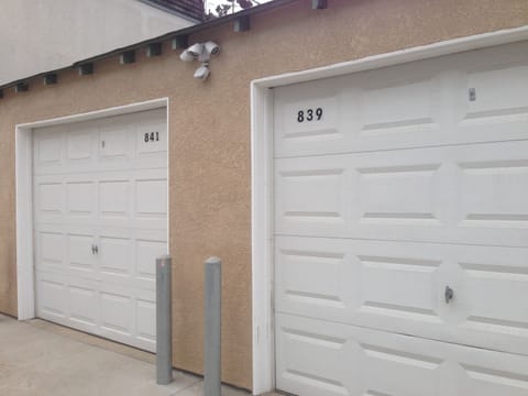 Each unit gets it's own single car, locked garage!