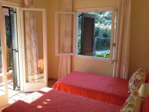 2nd floor-bedroom #4 with mountain view from balcony