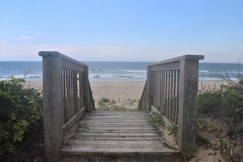 On the beach