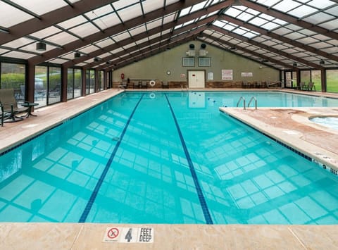 Indoor pool, a heated pool