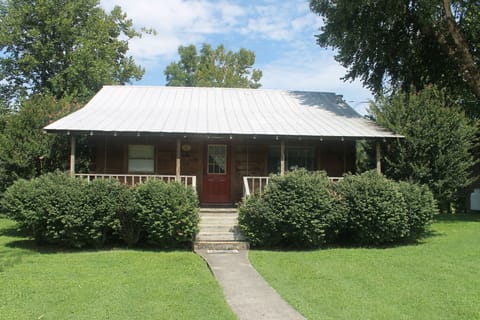 Entrance, front of cabin