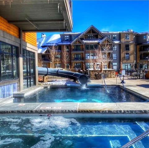 Indoor pool, a heated pool