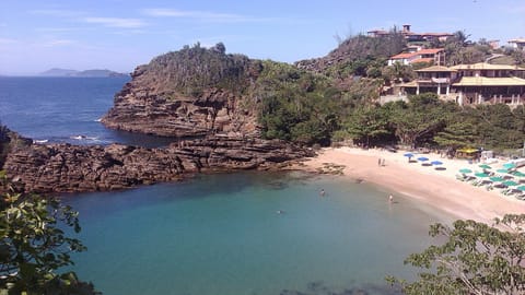 Beach nearby, sun loungers